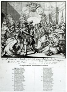 气候变暖婴儿，c.1688 作者 荷兰学校
